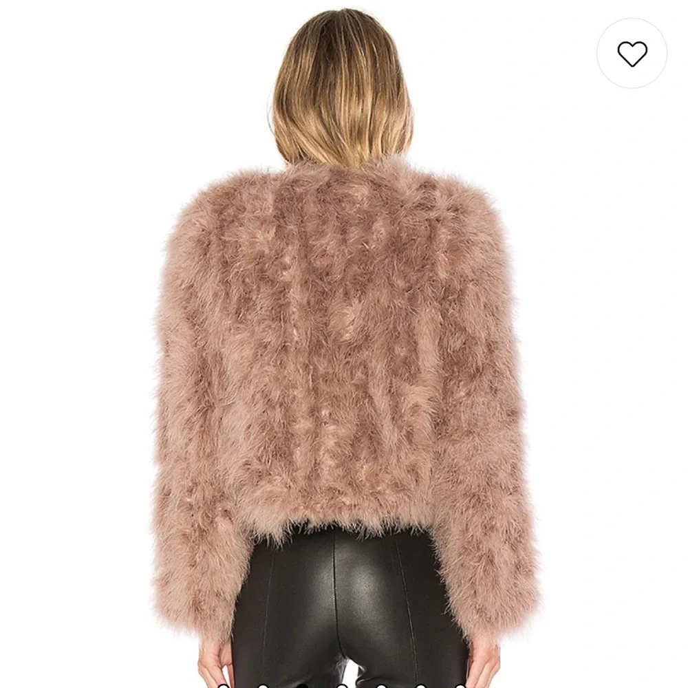 LAMARQUE Deora Coat in Rose Dust - Picture 3 of 6